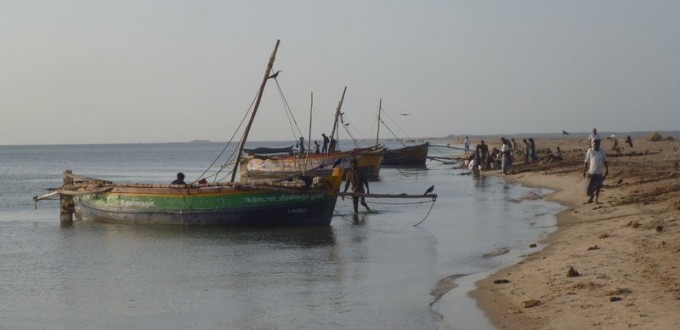 Les pêcheurs au petit matin